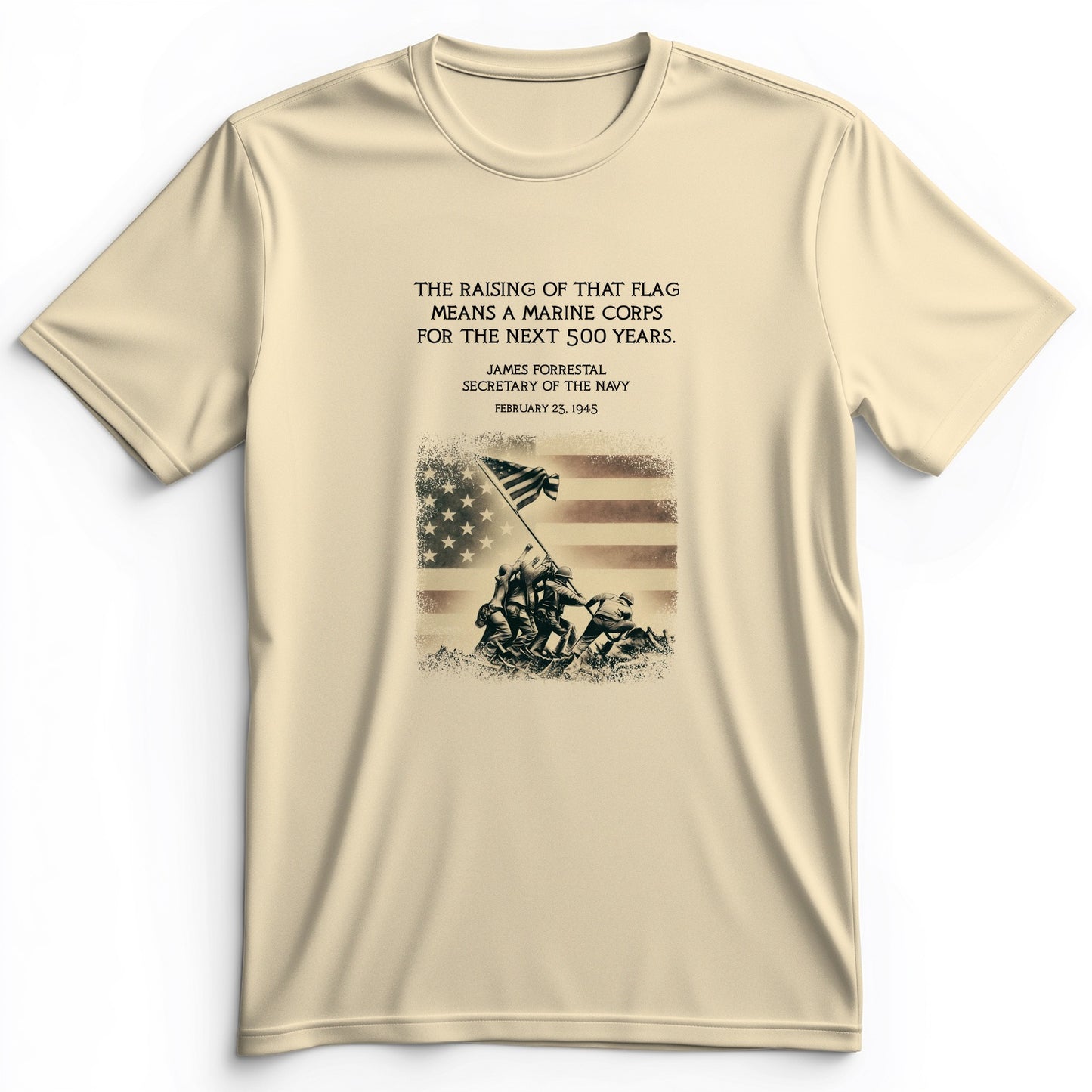 Iwo Jima Flag Premium Tee