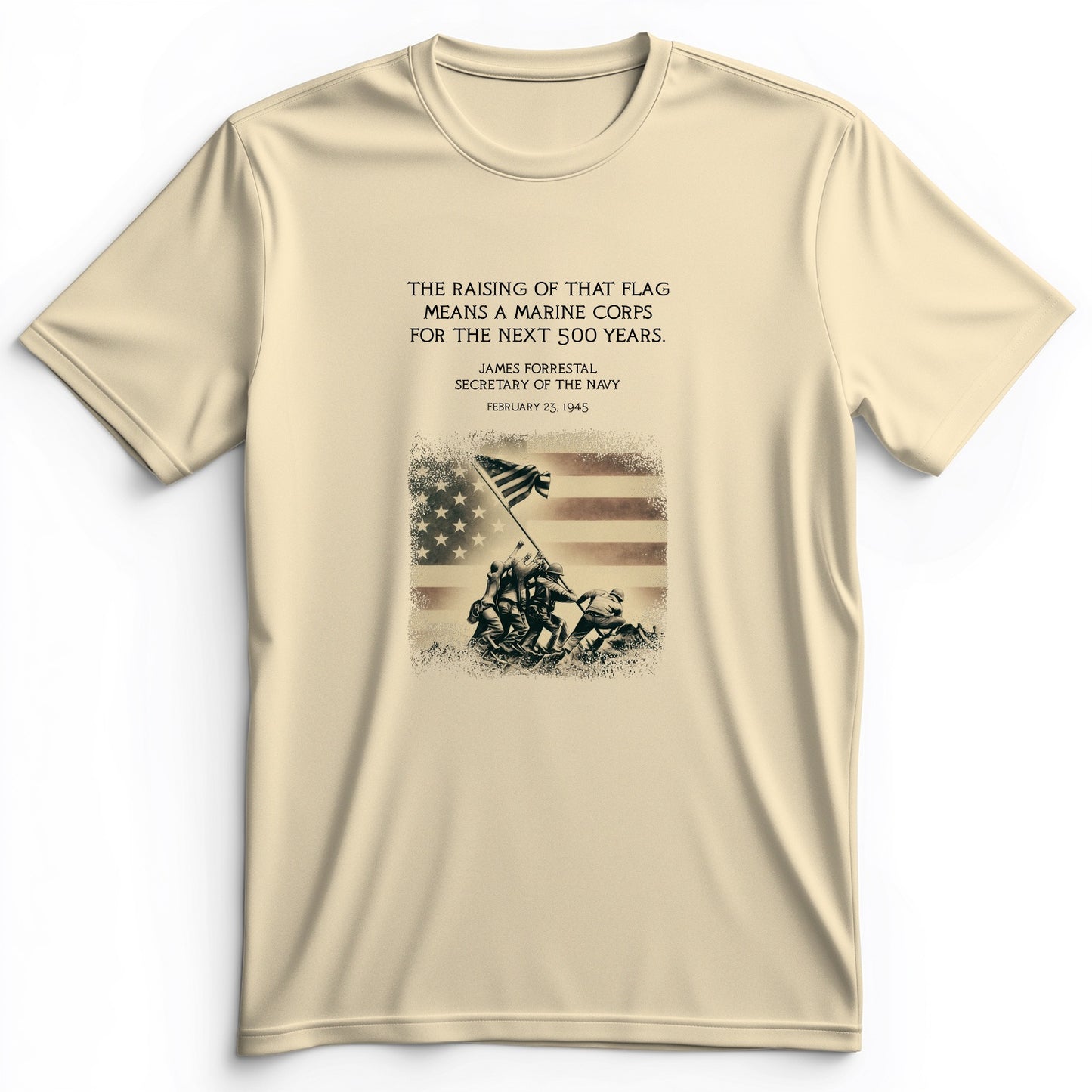 Iwo Jima Flag Premium Tee