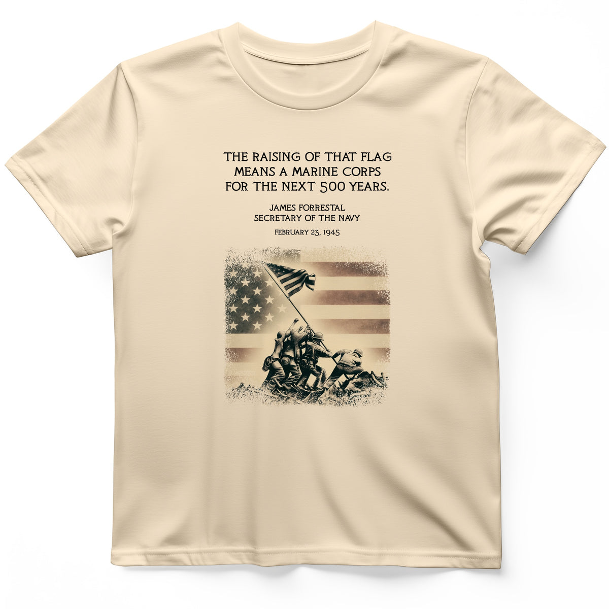 Iwo Jima Flag T-Shirt
