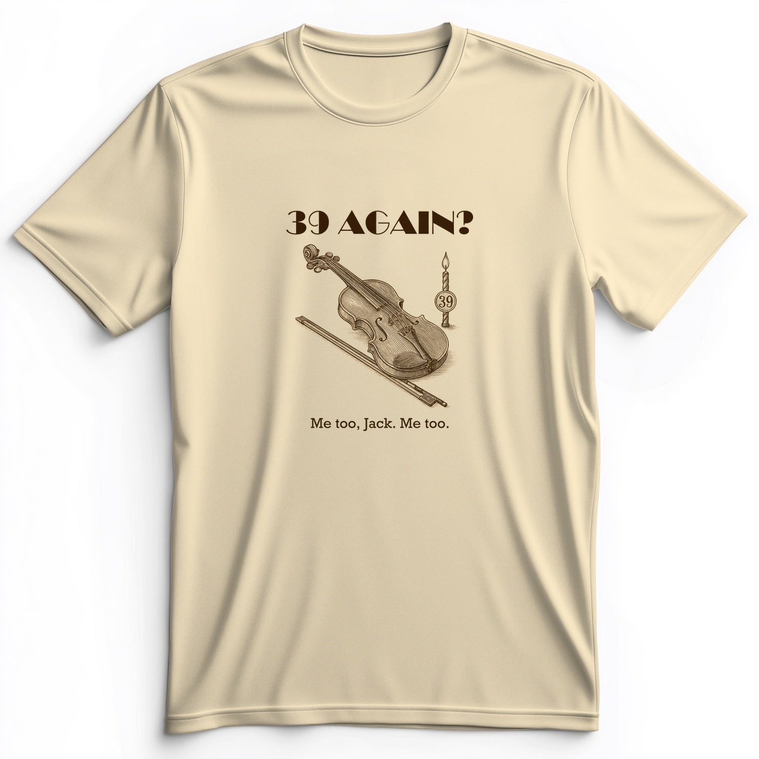 Jack Benny 39 Again Premium Tee