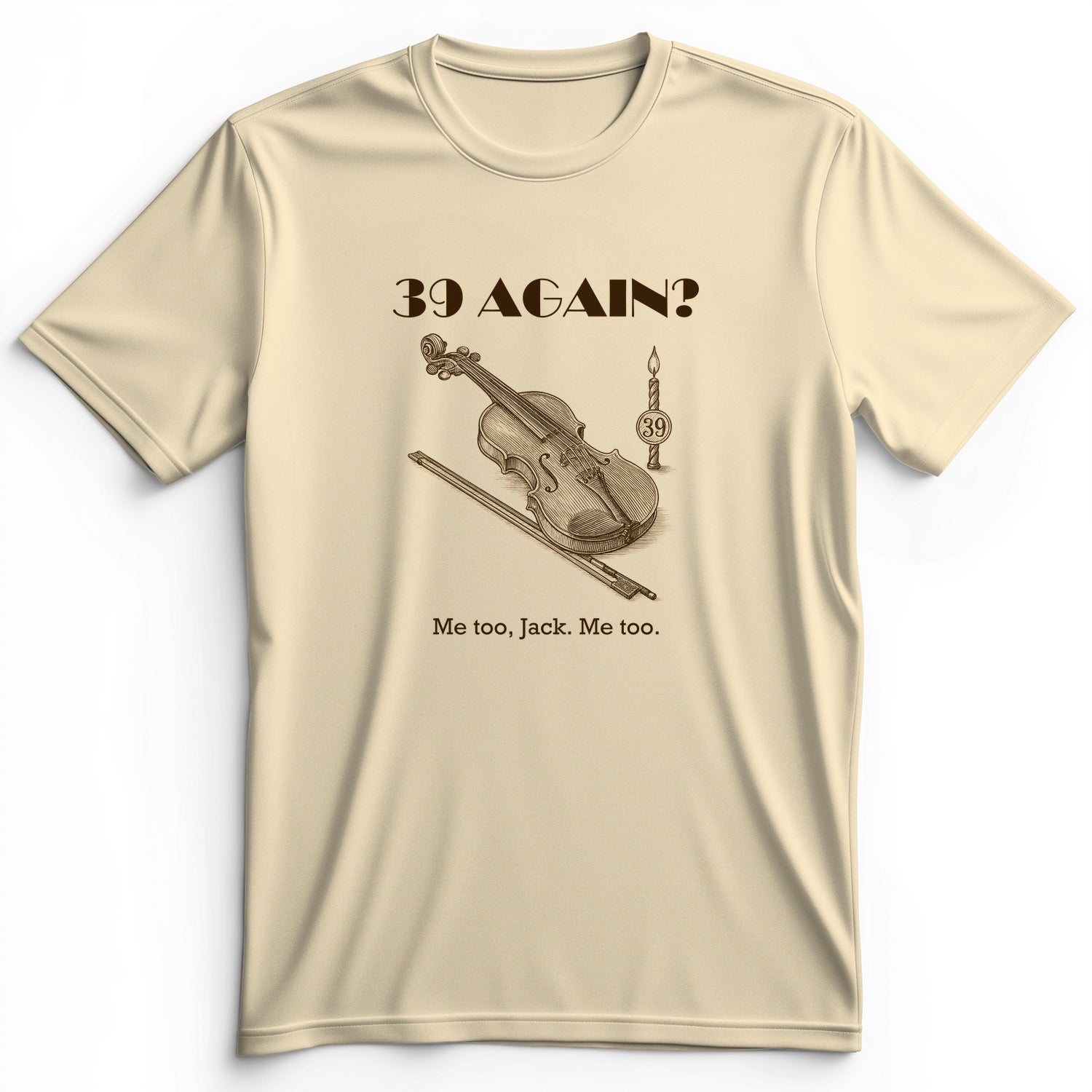 Jack Benny 39 Again Premium Tee