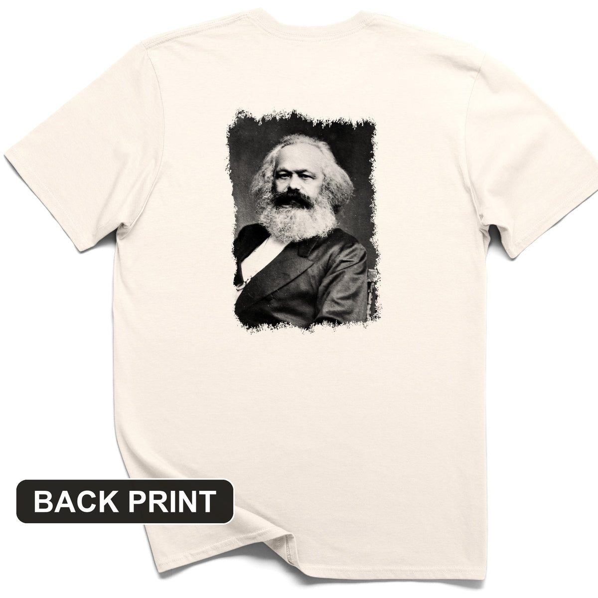 Karl Marx Back Print T-Shirt