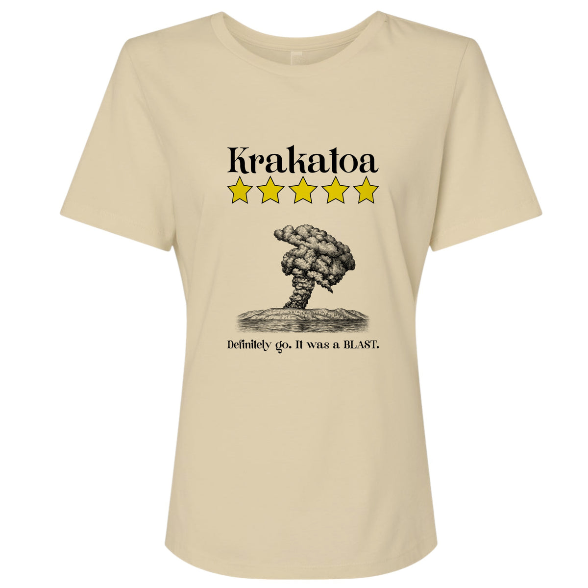 Krakatoa 5 Star Women's T-Shirt