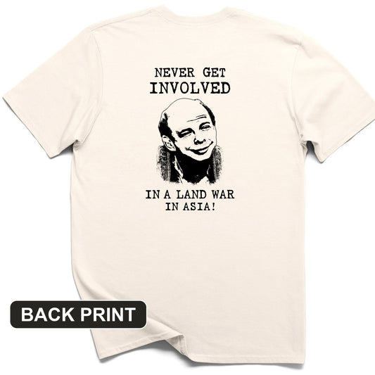 Land War In Asia Back Print T-Shirt