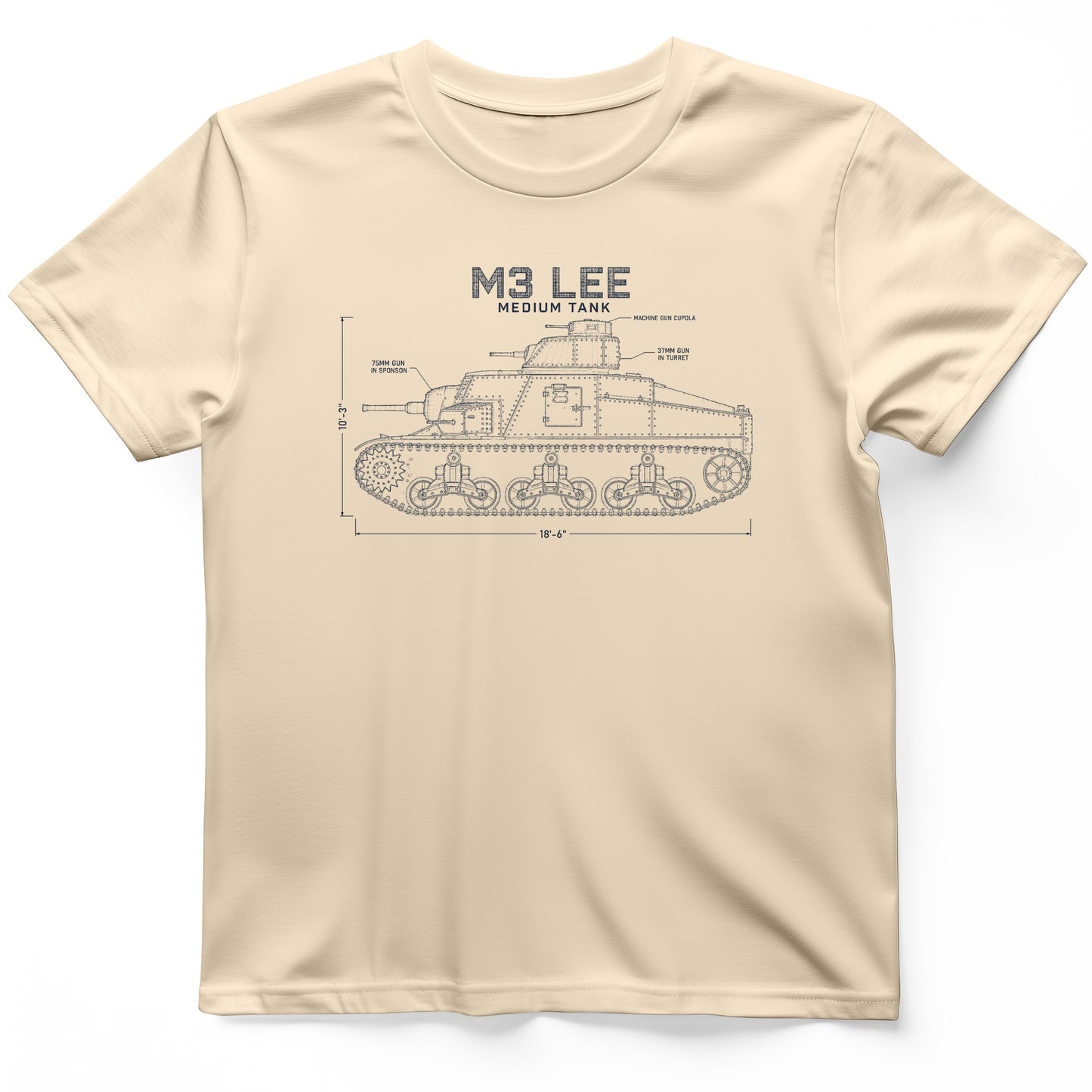 M3 Lee Blueprint T-Shirt