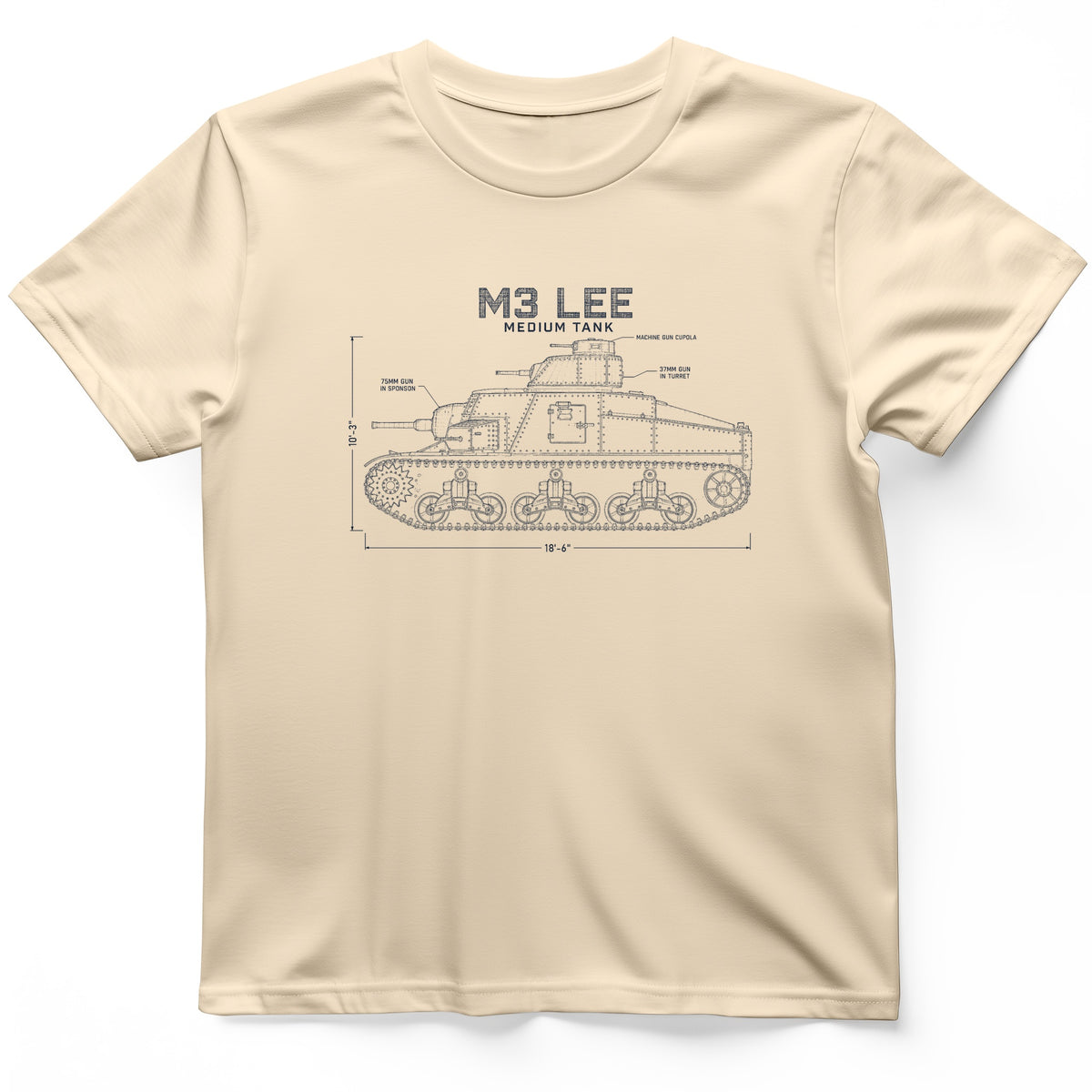 M3 Lee Blueprint T-Shirt