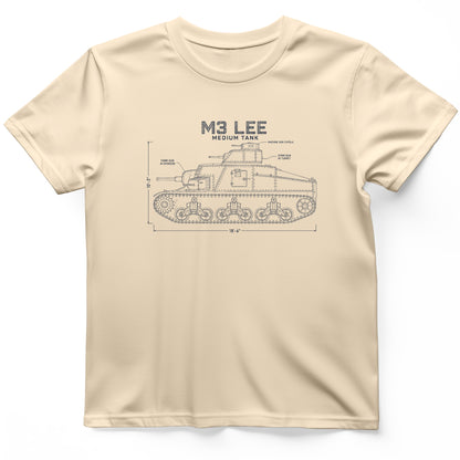 M3 Lee Blueprint T-Shirt