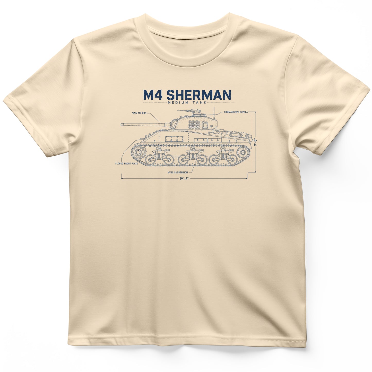 M4 Sherman Blueprint T-Shirt