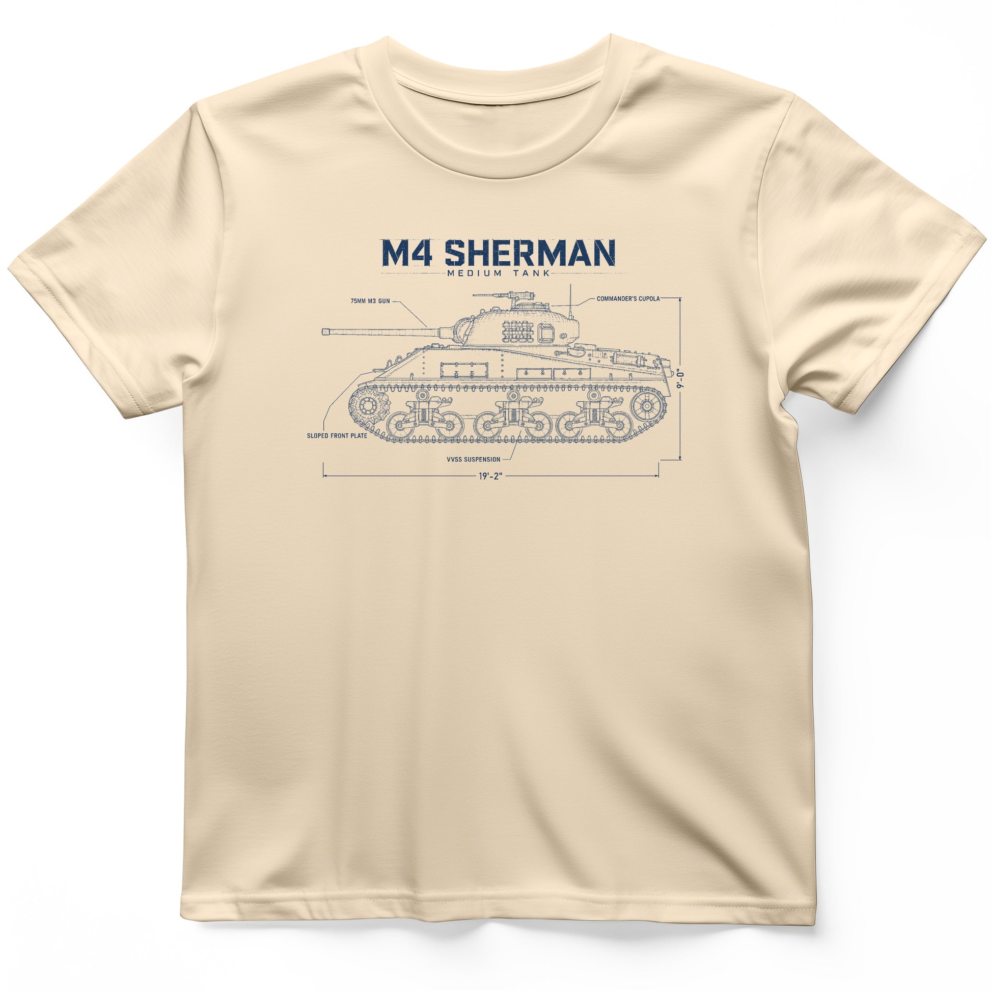M4 Sherman Blueprint T-Shirt