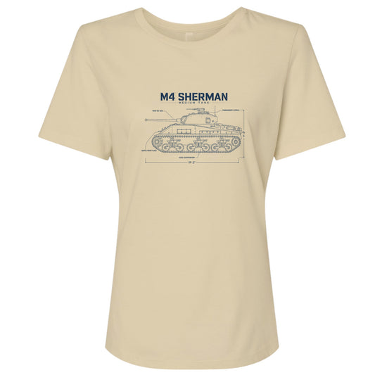 M4 Sherman Blueprint Women's T-Shirt