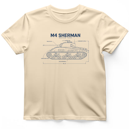 M4 Sherman Blueprint T-Shirt