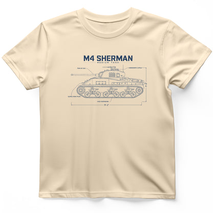 M4 Sherman Blueprint T-Shirt