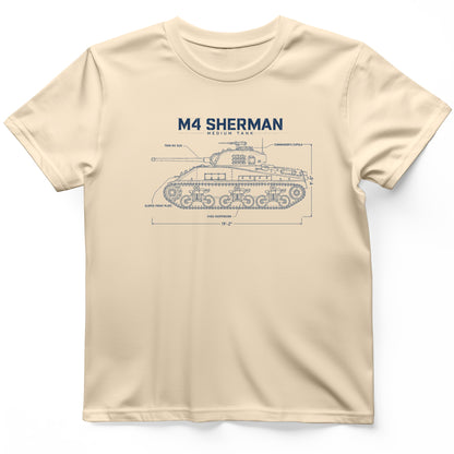 M4 Sherman Blueprint T-Shirt