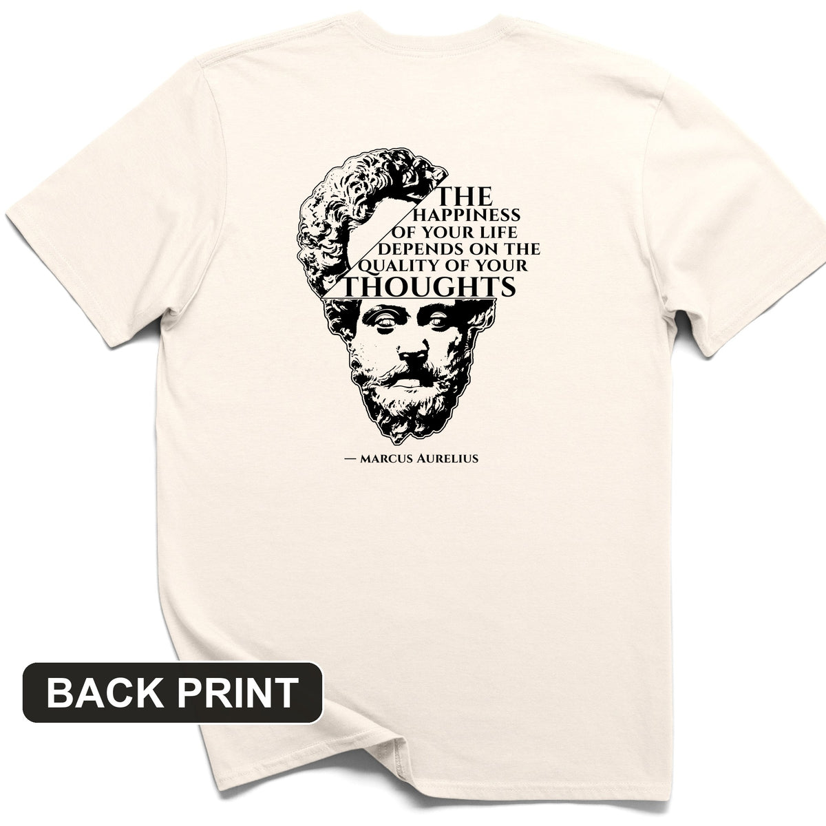 Marcus Aurelius Back Print T-Shirt