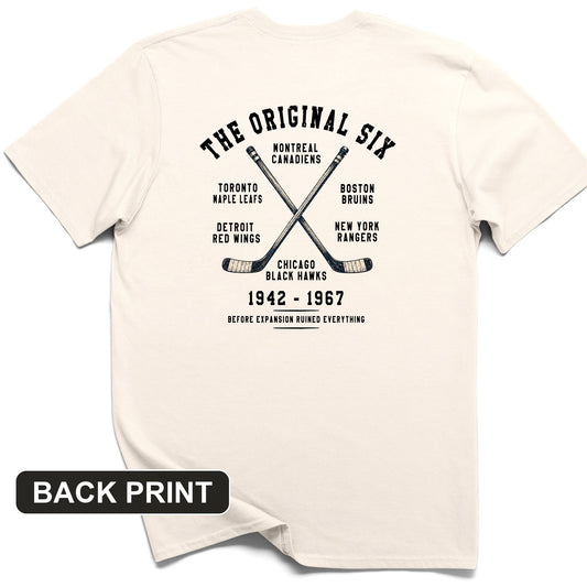 NHL Era of Six Back Print T-Shirt