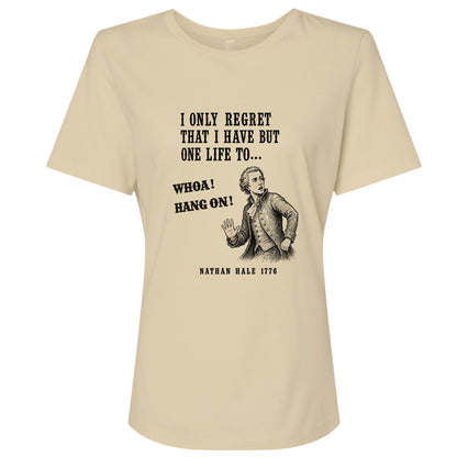 Nathan Hale Whoa Hang On Women's T-Shirt