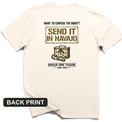 Navajo Code Talkers Back Print T-Shirt