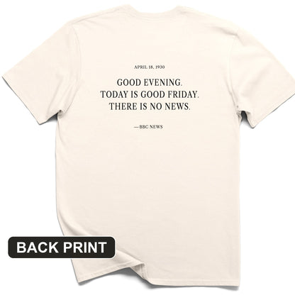 No News Back Print T-Shirt