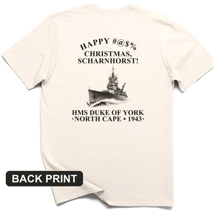 North Cape Scharnhorst Back Print T-Shirt