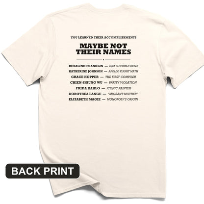 Not Their Names Back Print T-Shirt