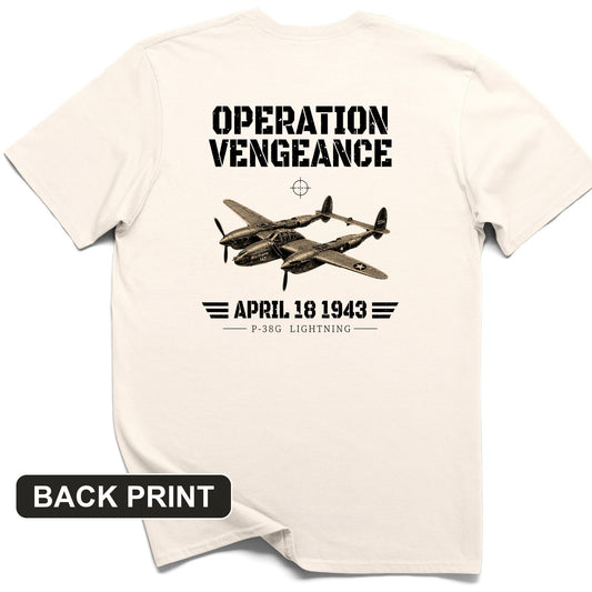 Operation Vengeance Back Print T-Shirt