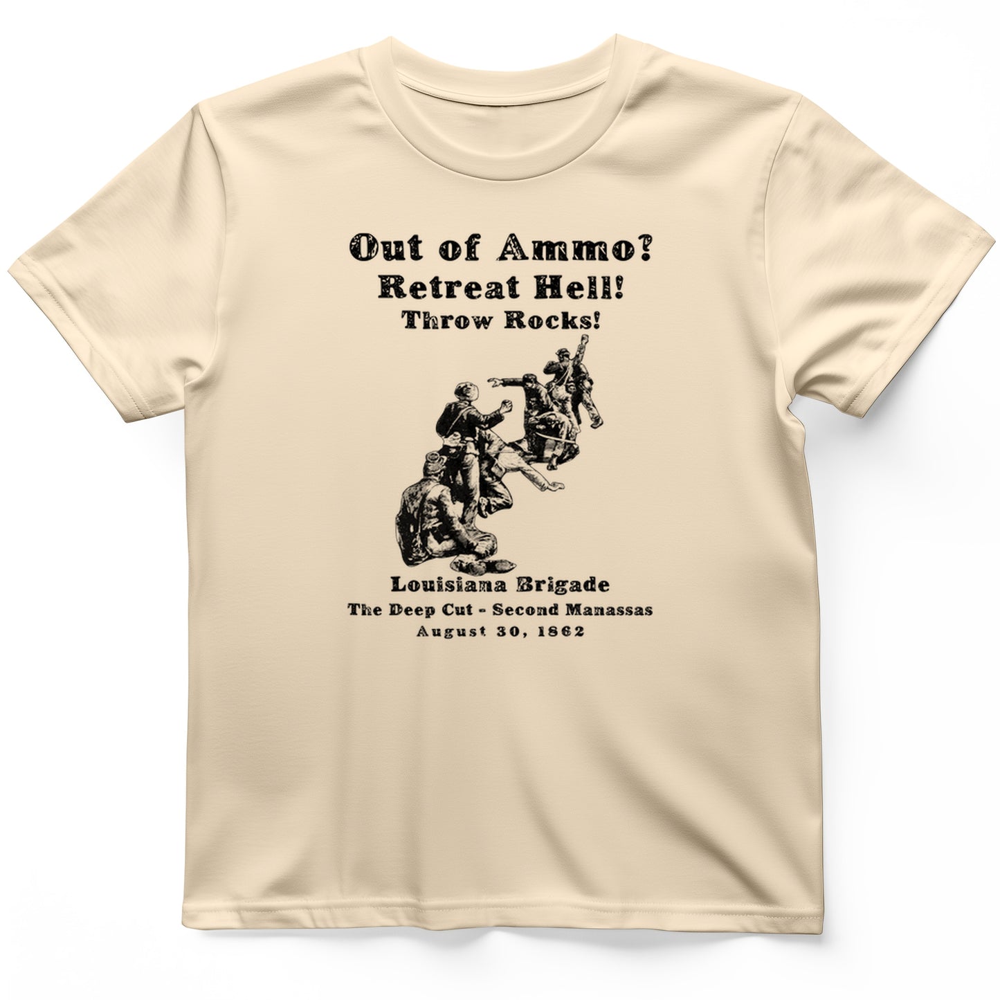 Out Of Ammo Throw Rocks T-Shirt