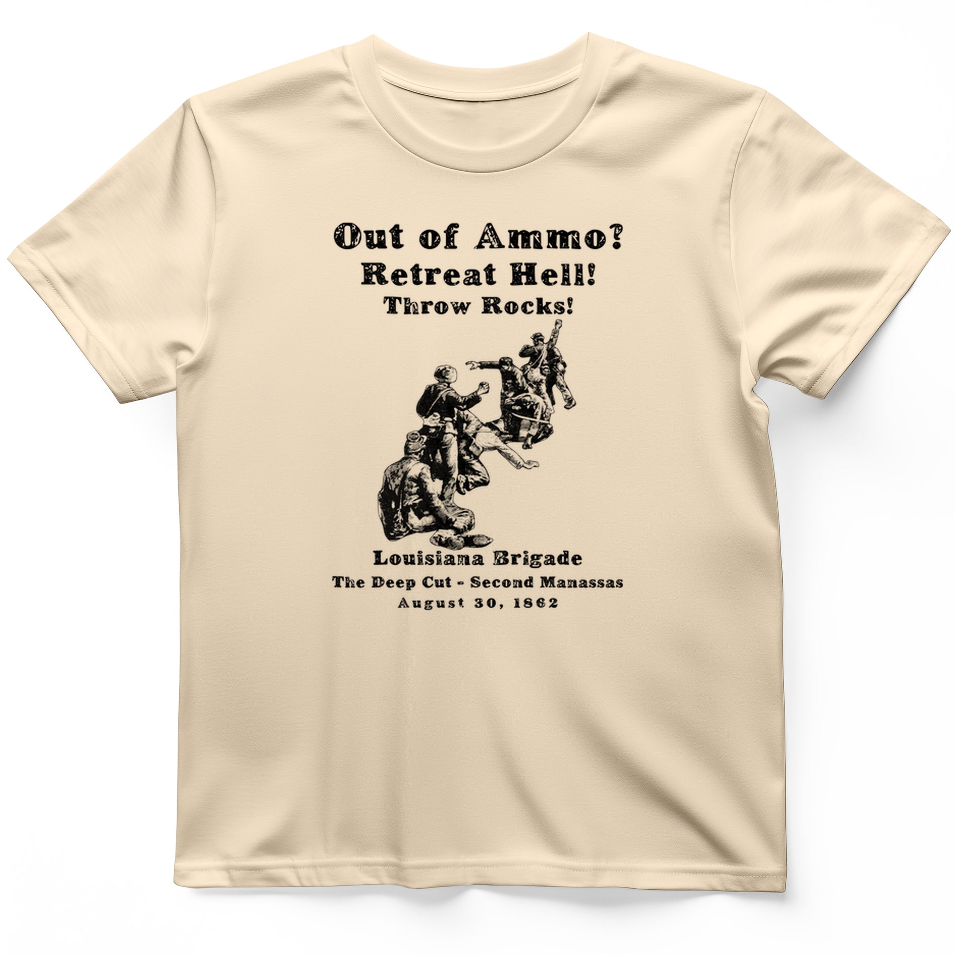 Out Of Ammo Throw Rocks T-Shirt
