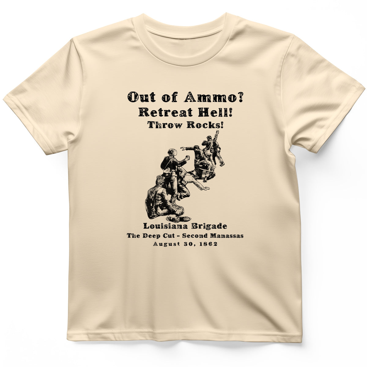 Out Of Ammo Throw Rocks T-Shirt