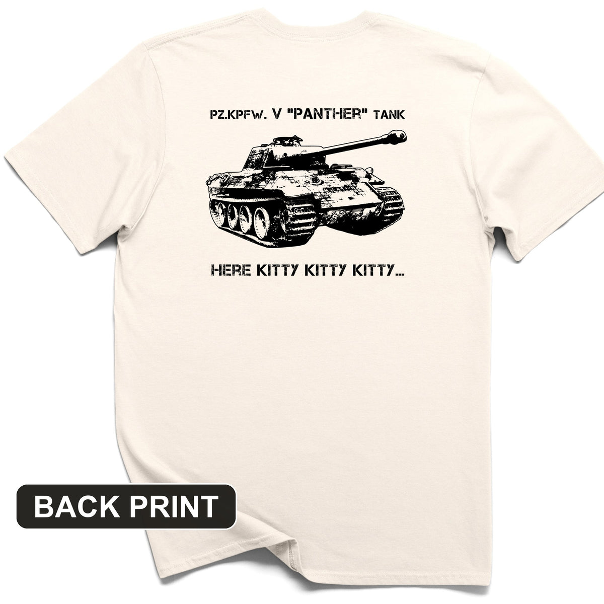 Panther Back Print T-Shirt