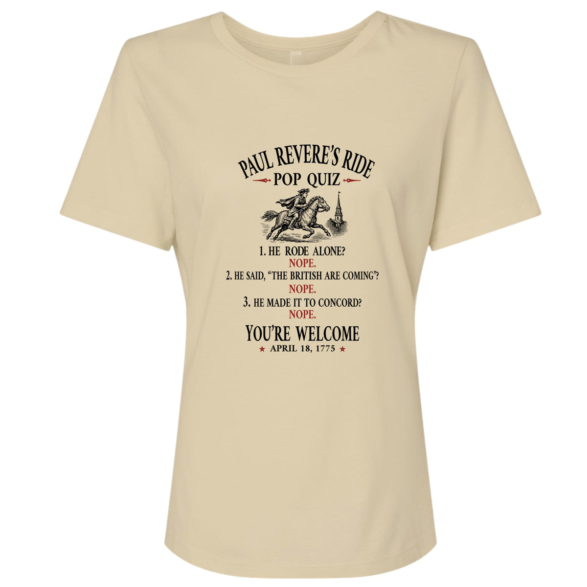 Paul Revere Quiz Women's T-Shirt