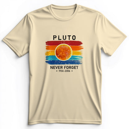 Pluto Never Forget Premium Tee