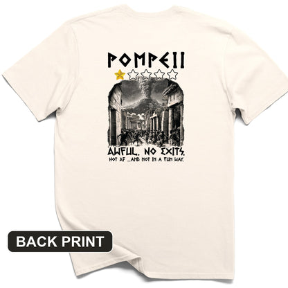 Pompeii 1 Star Back Print T-Shirt