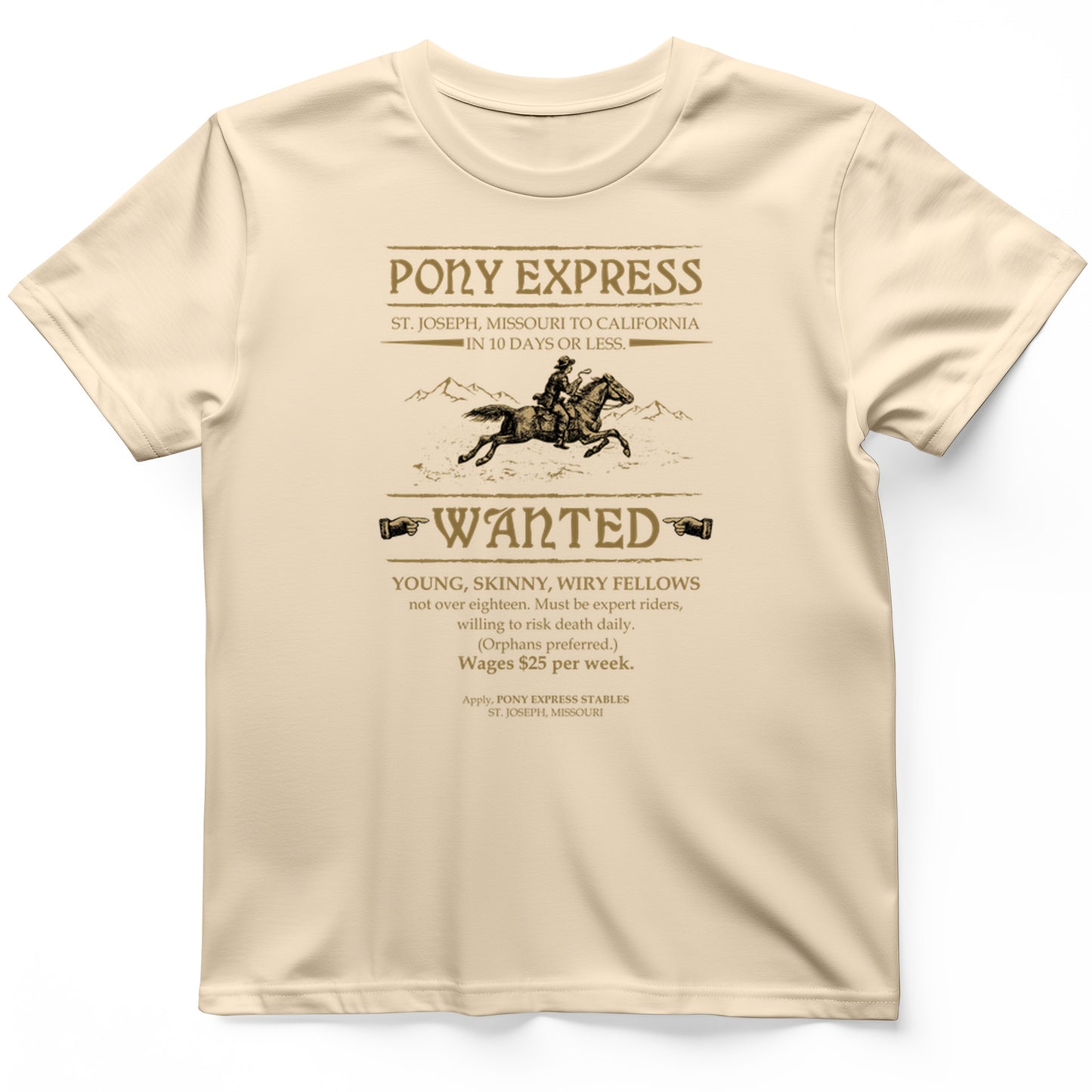 Pony Express Poster T-Shirt