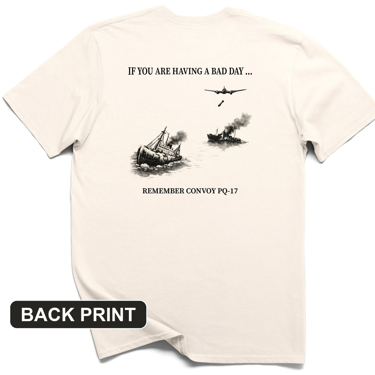 Pq-17 Back Print T-Shirt