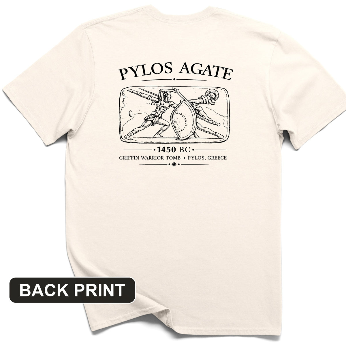 Pylos Agate Back Print T-Shirt