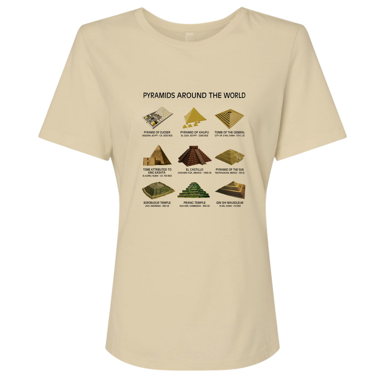 Pyramids of the World Women's T-Shirt