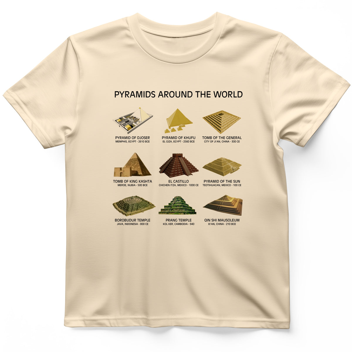 Pyramids Of The World T-Shirt