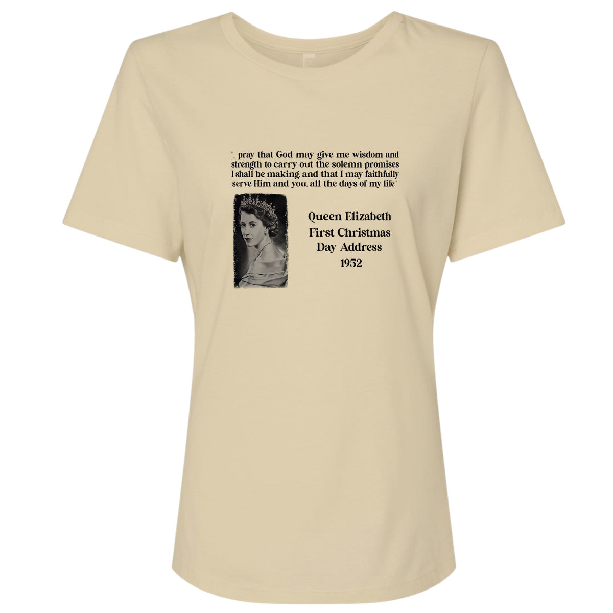 Queen Elizabeth II Xmas Address Women's T-Shirt