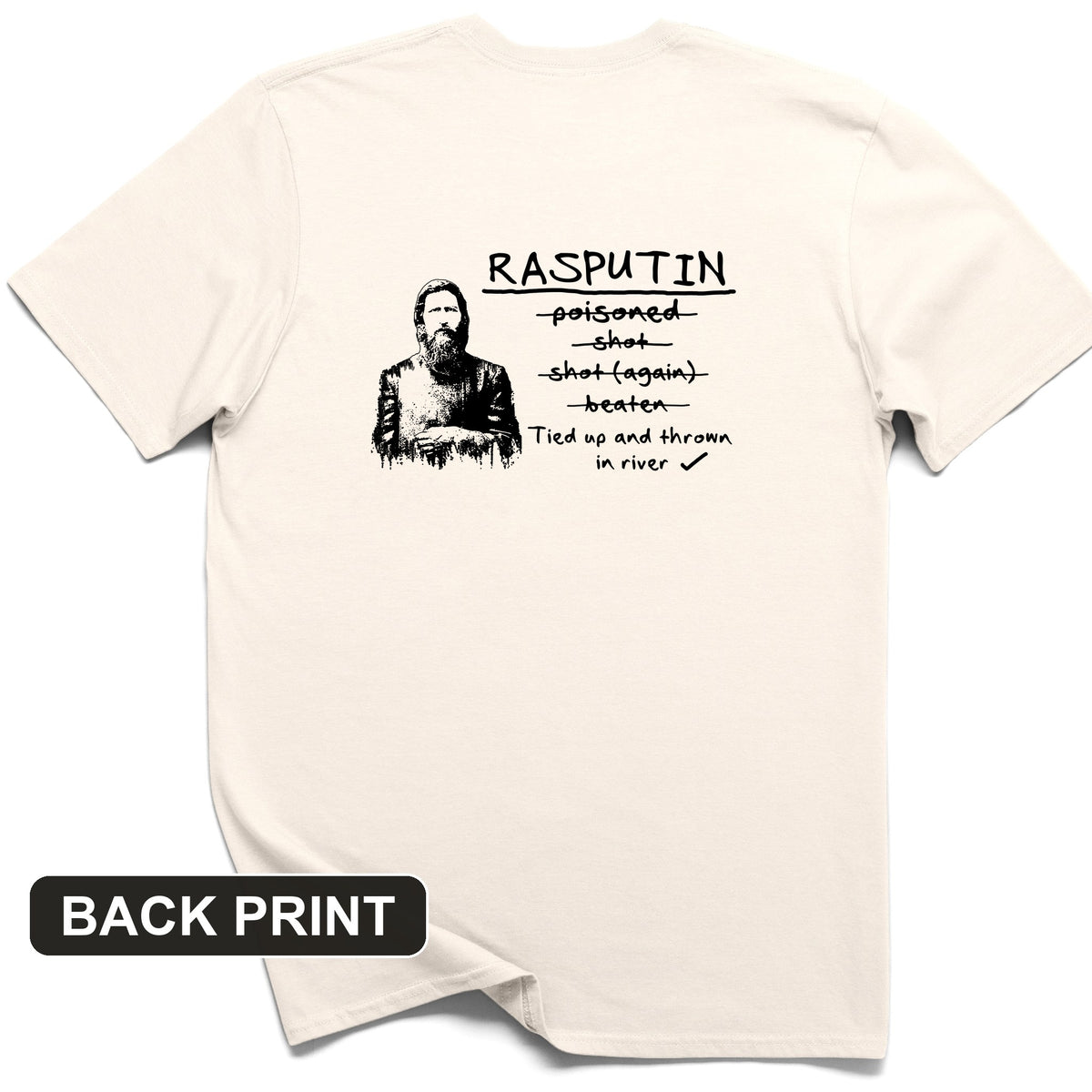 Rasputin Back Print T-Shirt
