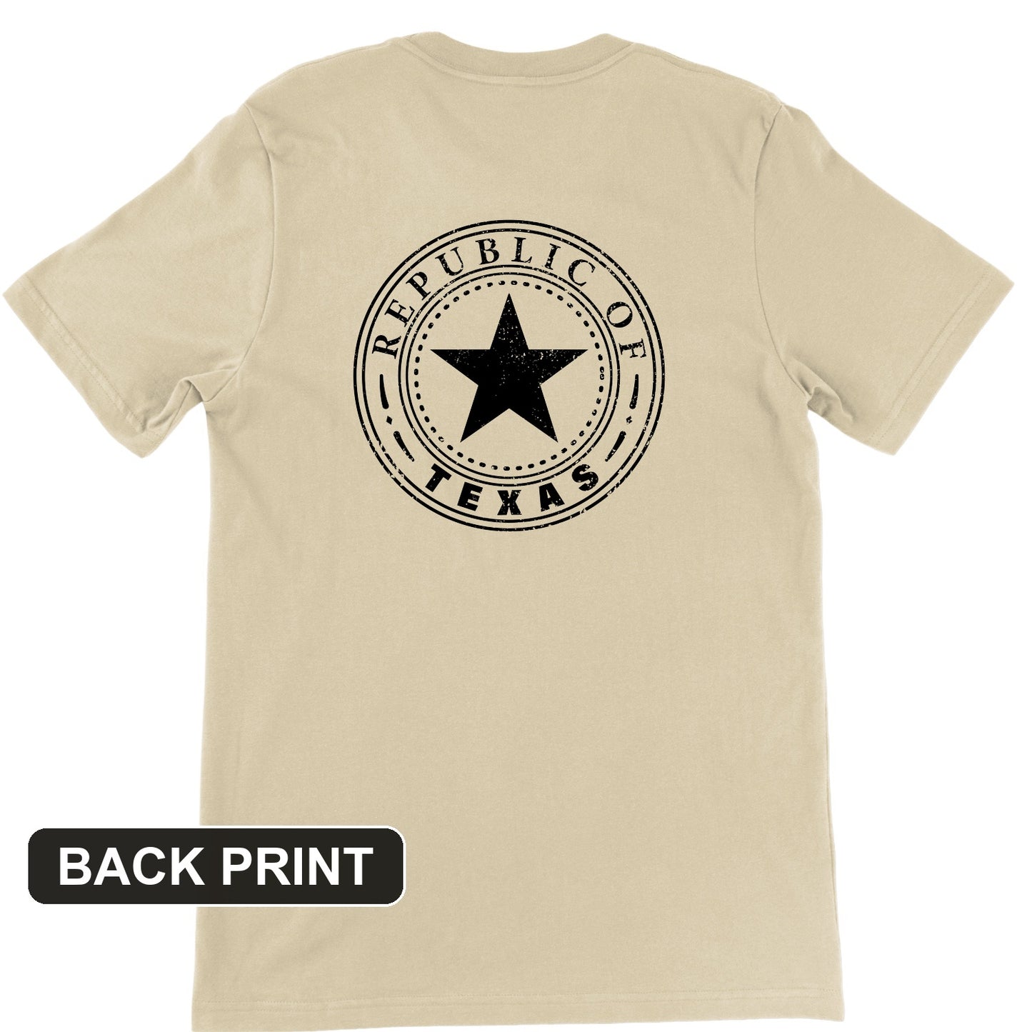 Republic of Texas Back Print Premium Tee