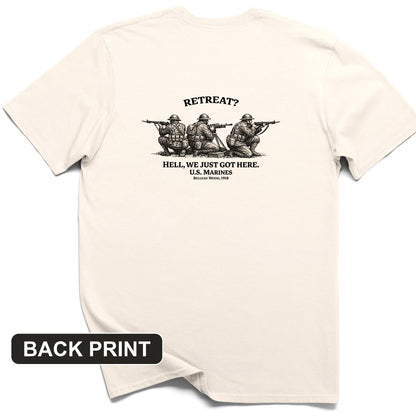 Retreat Hell Back Print T-Shirt