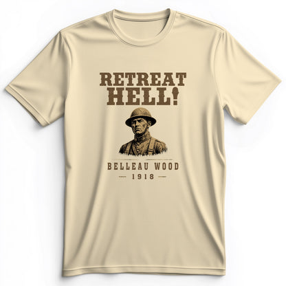 Retreat Hell Bust Premium Tee