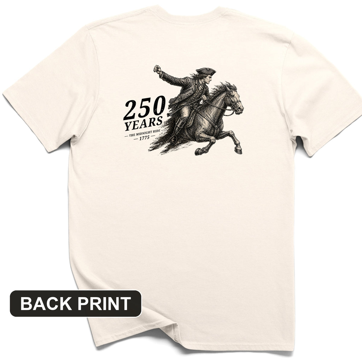 Revere 250 Back Print T-Shirt