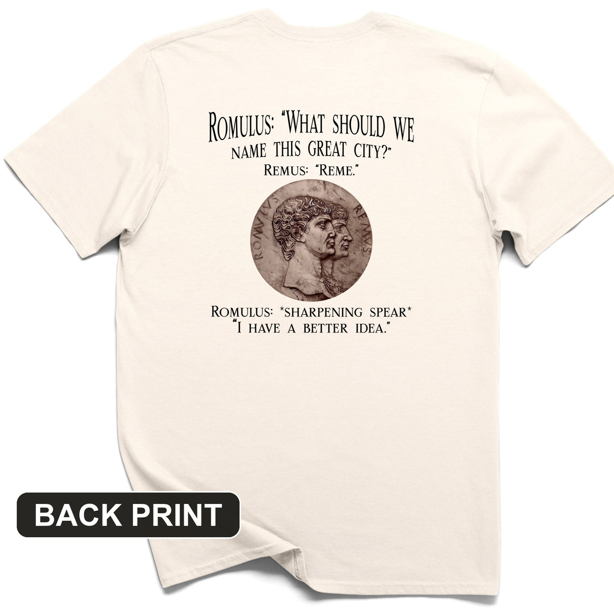 Rome Back Print T-Shirt