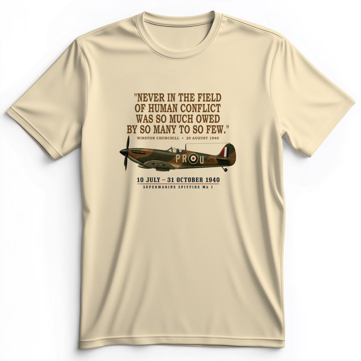 Spitfire So Few Quote Premium Tee