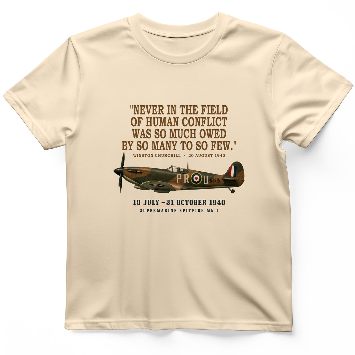 Spitfire So Few Quote T-Shirt