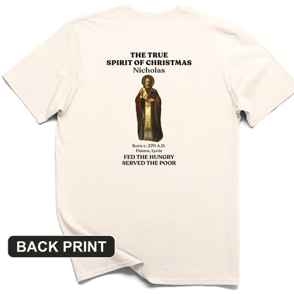 St Nicholas Back Print T-Shirt