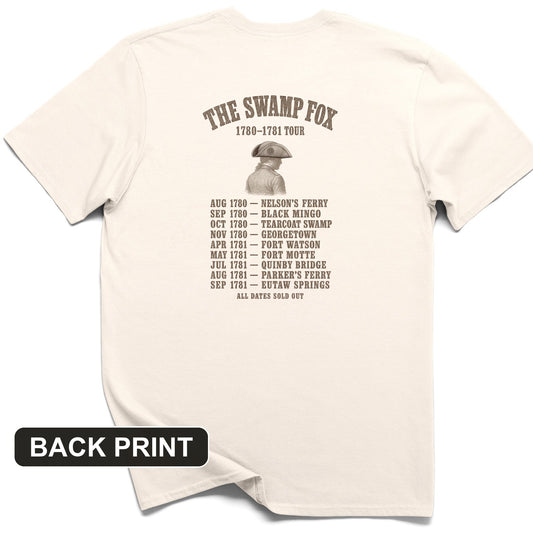 Swamp Fox World Tour Back Print T-Shirt