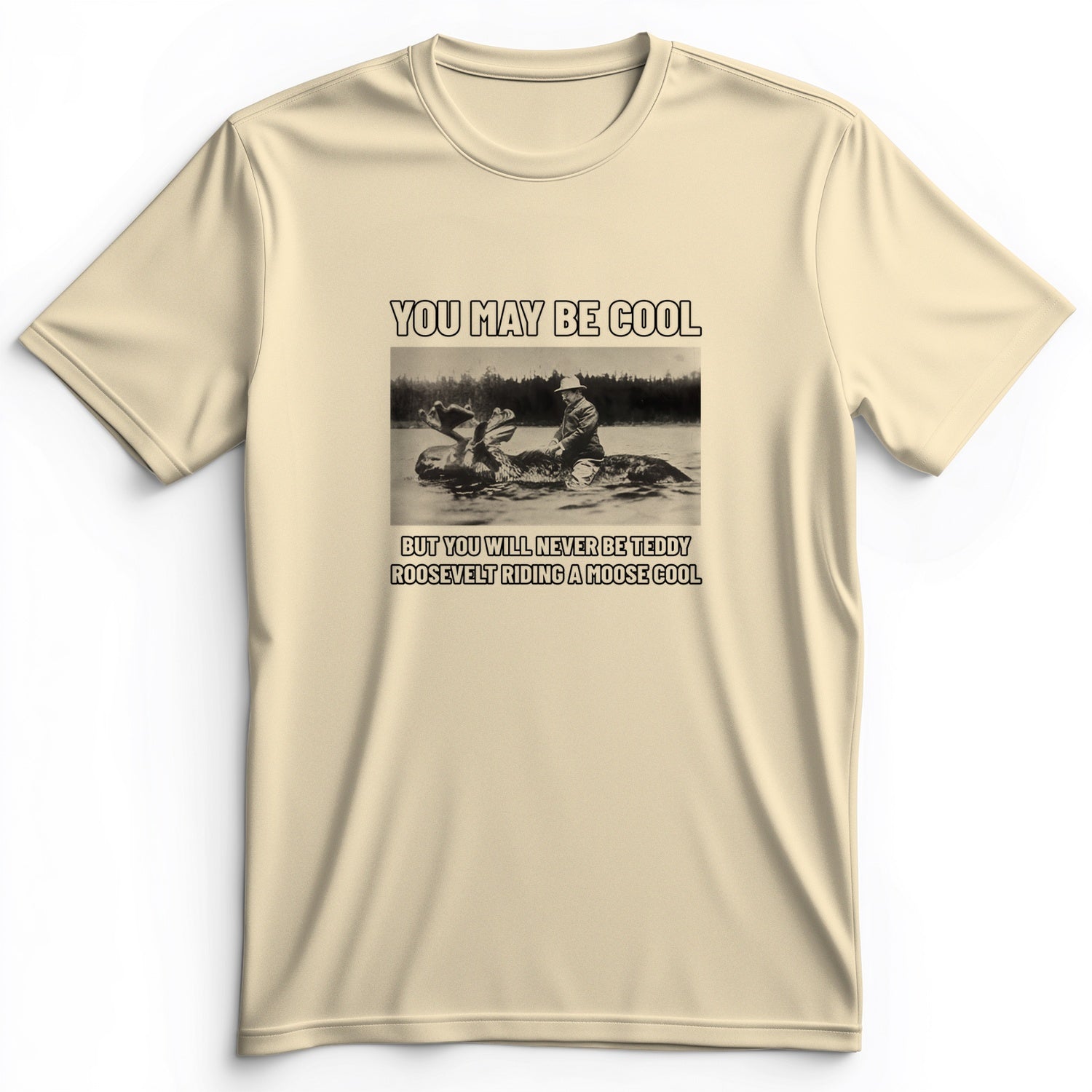 Teddy Riding Moose Premium Tee
