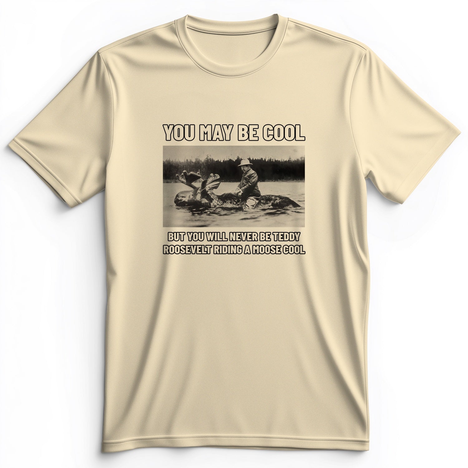 Teddy Riding Moose Premium Tee